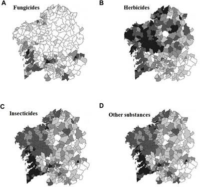 Agricultural Use of Pesticides in Galicia (NW Spain) During the 20th Century: Inventory of Active Substances and Their Geographic Distribution